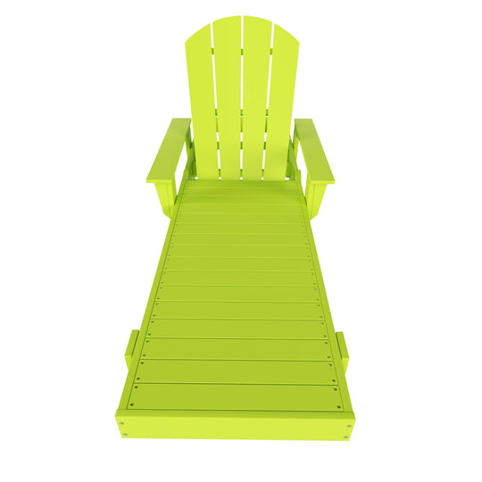 Malibu Reclining Chaise Lounge With Arms & Wheels