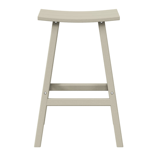 Malibu 29" height Outdoor / Patio Saddle bar stool