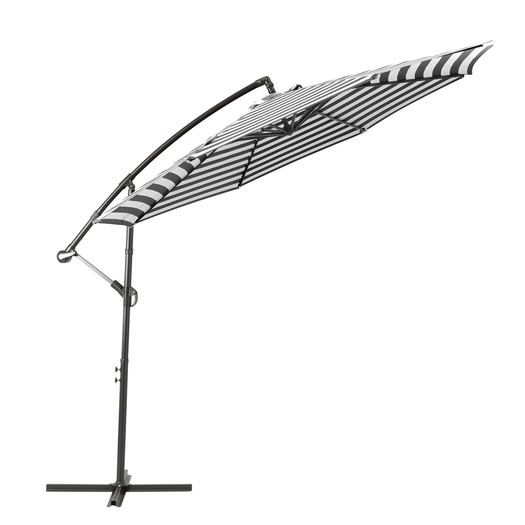 Julia 10 ft. Outdoor / Patio Cantilever Hanging Umbrella
