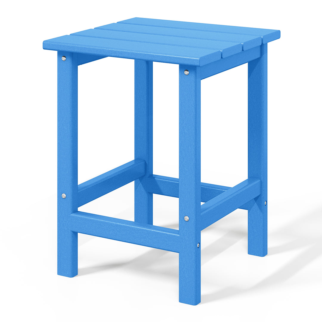 Malibu 14" square outdoor Side table for Adirondack chair