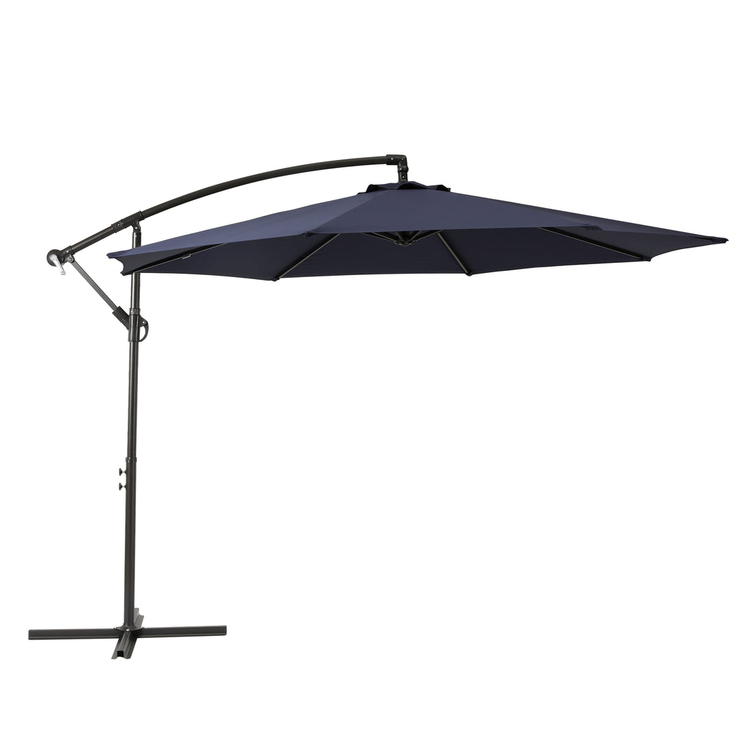 Julia 10 ft. Outdoor / Patio Cantilever Hanging Umbrella