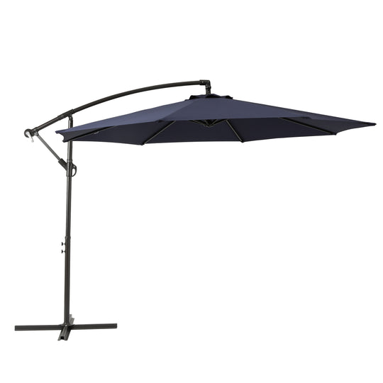 Julia 10 ft. Outdoor / Patio Cantilever Hanging Umbrella