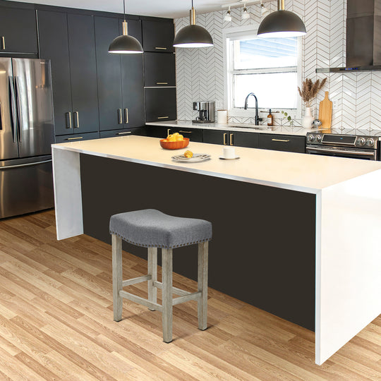 Lenox 24" upholstered nail head bar counter stool