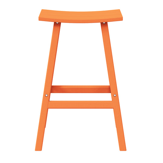 Malibu 29" height Outdoor / Patio Saddle bar stool