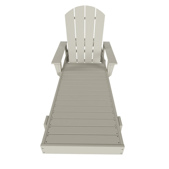 Malibu Reclining Chaise Lounge With Arms & Wheels