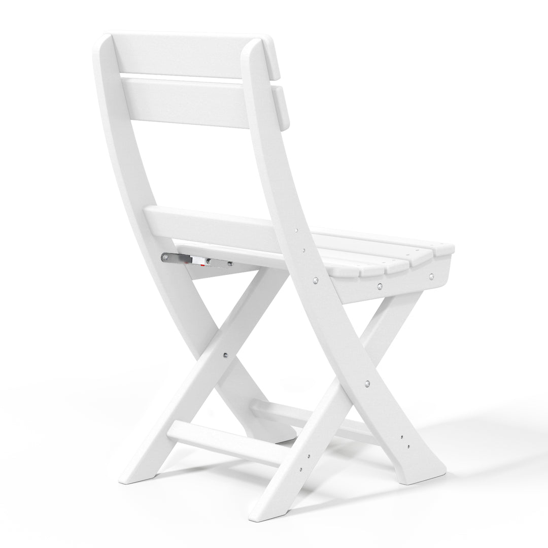 Malibu HDPE Outdoor Patio Modern Folding Dining Chair