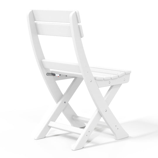 Malibu HDPE Outdoor Patio Modern Folding Dining Chair