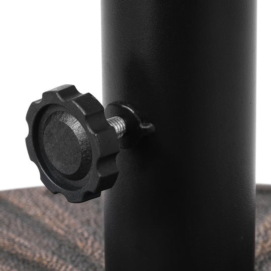 Easten 20" diameter round hard plastic free standing umbrella base