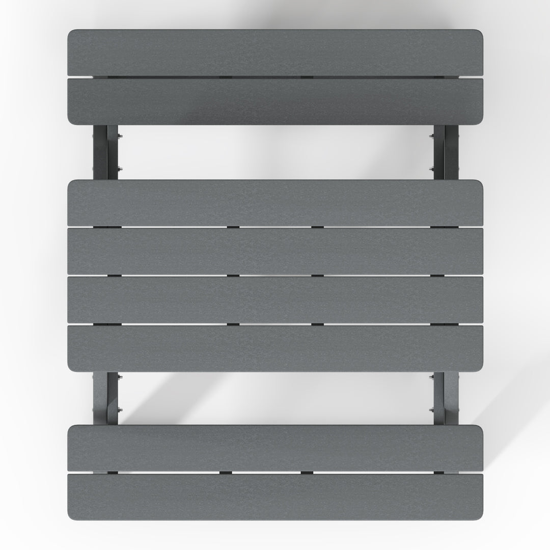 Malibu Outdoor Patio Kids HDPE Plastic Picnic Bench Table