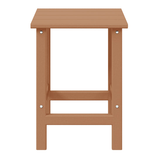Malibu 14" square outdoor Side table for Adirondack chair