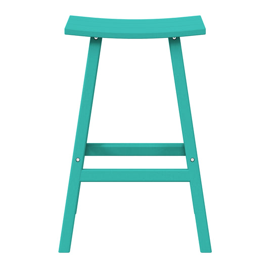 Malibu 29" height Outdoor / Patio Saddle bar stool