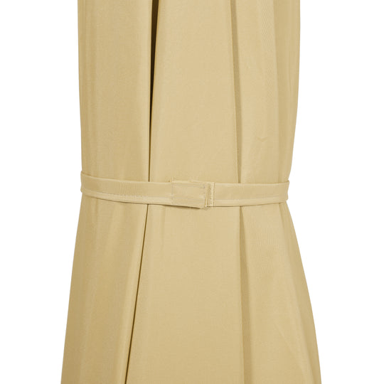 Lanai 9 Ft Outdoor Patio Half Market Umbrella