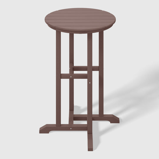 Malibu 37" Counter Height Round Outdoor Patio Bistro Bar Table