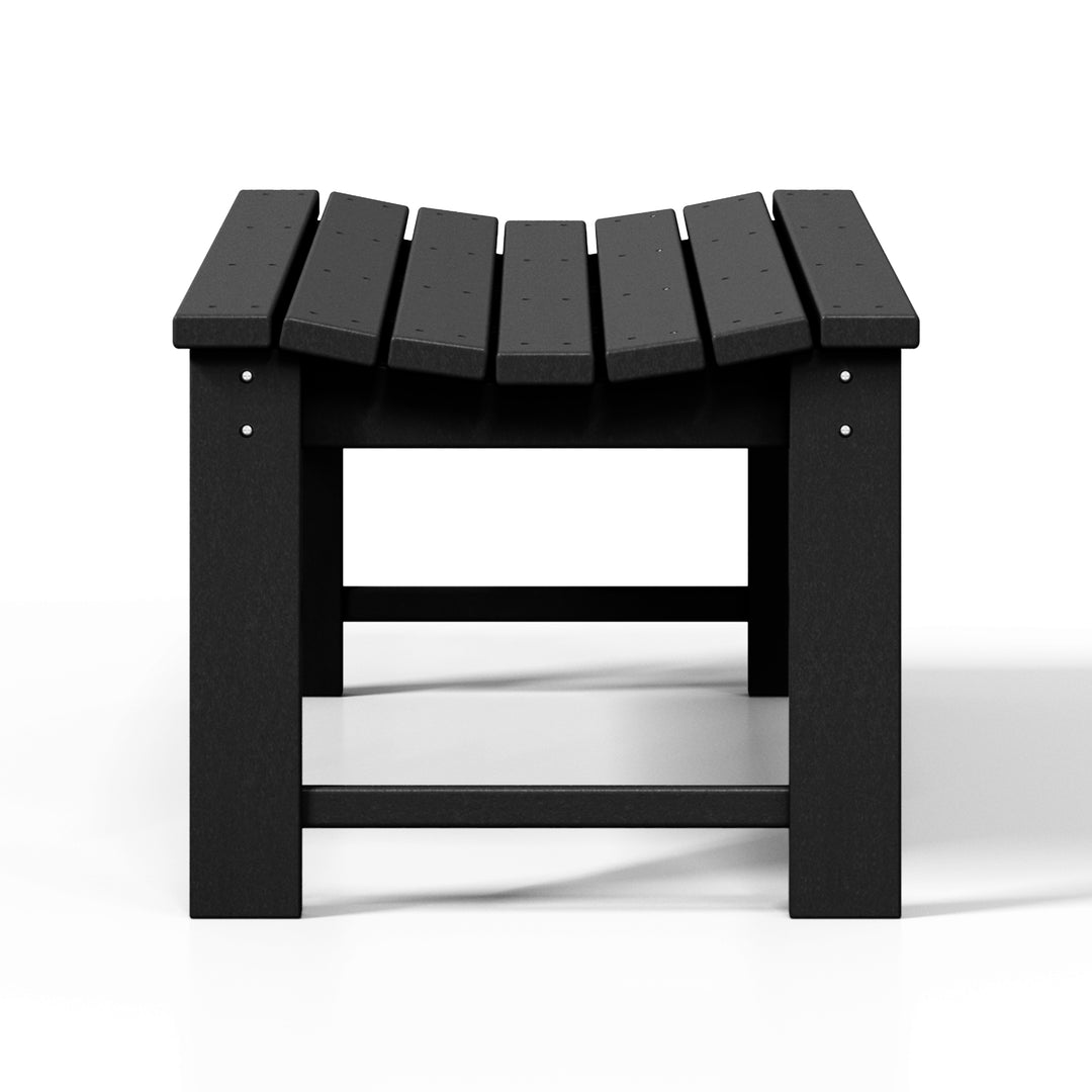 Malibu 48" length backless Poly Wood Outdoor / Garden bench
