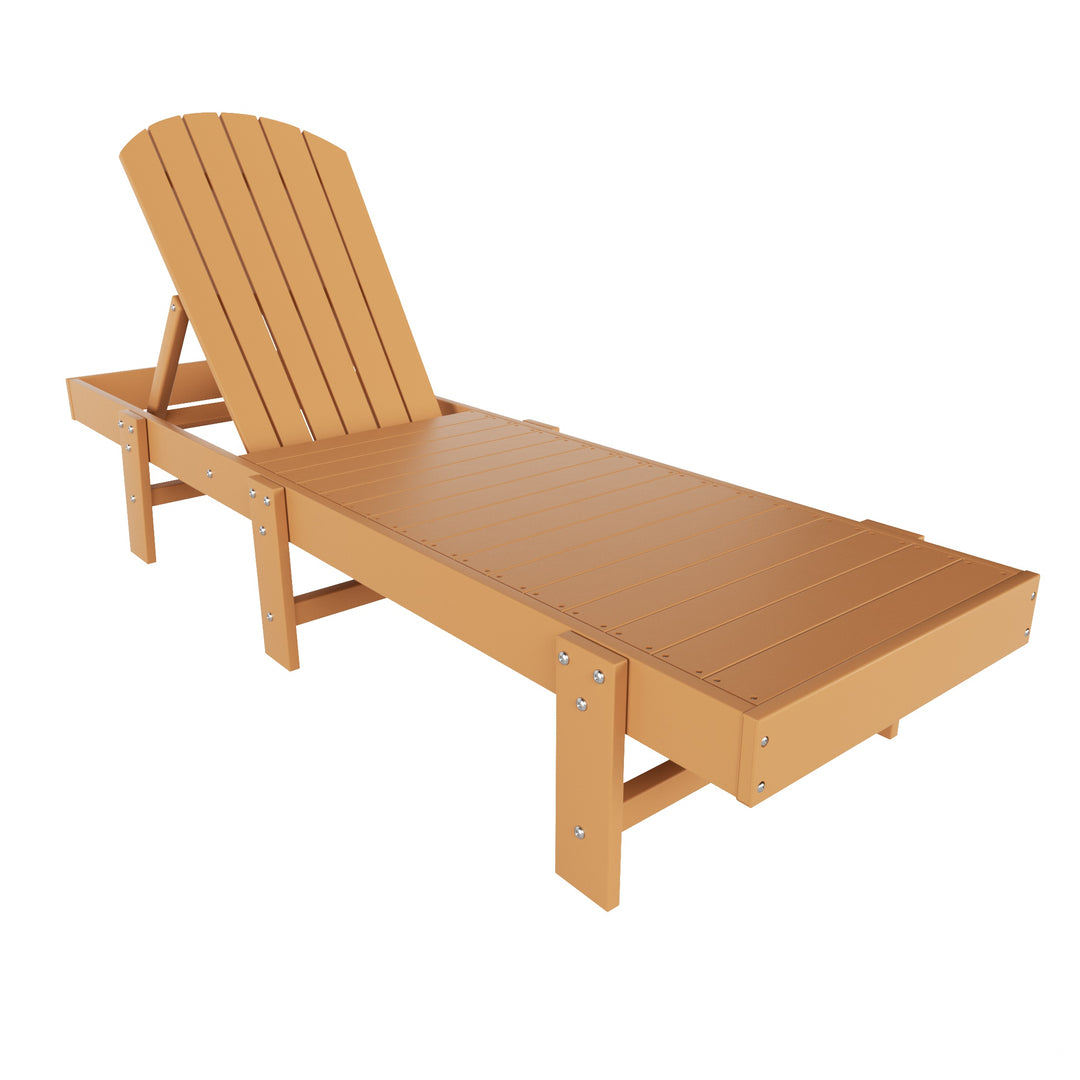Dylan Adirondack Poly Reclining Chaise Lounge