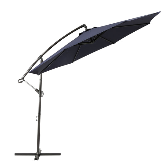 Julia 10 ft. Outdoor / Patio Cantilever Hanging Umbrella