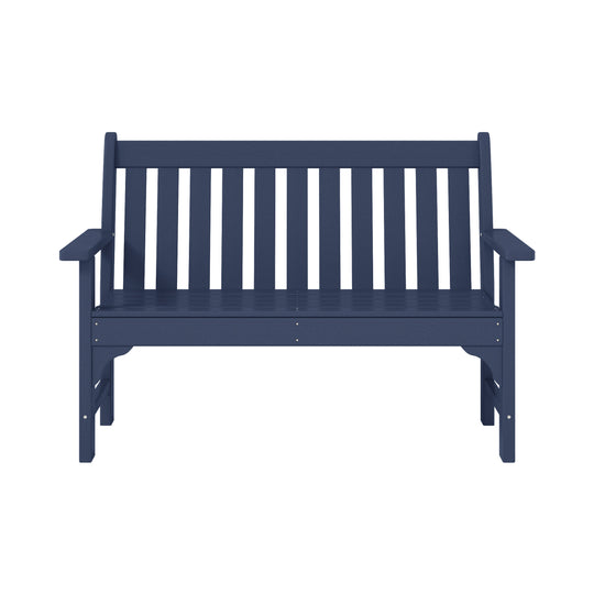 Malibu 3-Piece HDPE Outdoor Patio Furniture Couch and Coffee Table Set