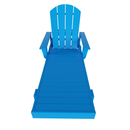 Malibu Reclining Chaise Lounge With Arms & Wheels
