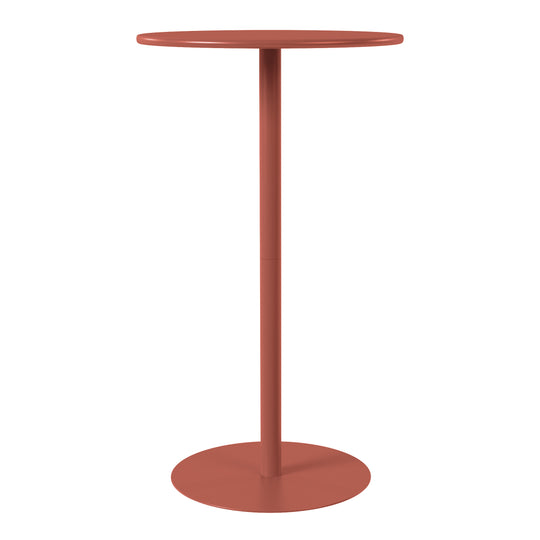 Playa 41.25" Adjustable Metal Round Bar Height Table