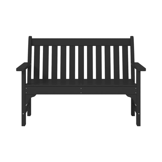 Malibu 3-Piece HDPE Outdoor Patio Furniture Couch and Coffee Table Set