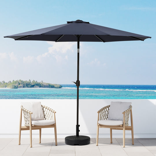 Paolo 9 ft. Patio Table Umbrella with tilt and crank features
