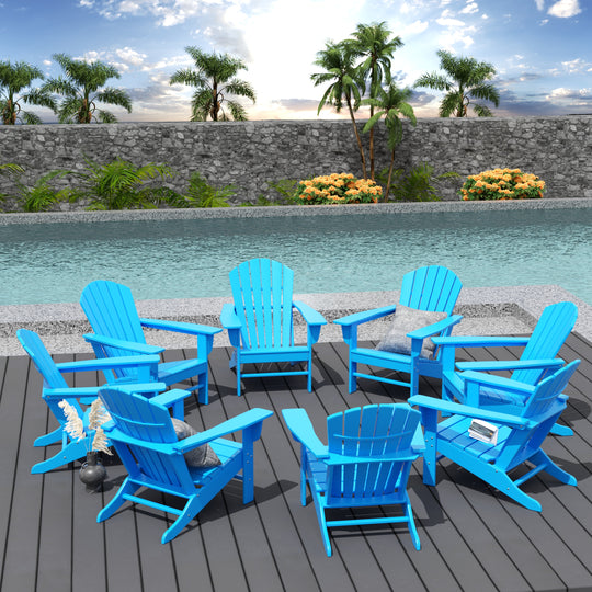 Dylan Outdoor Adirondack Chair (Set of 8)