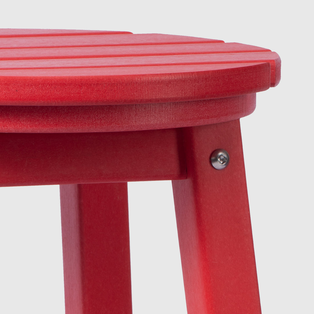 Malibu 29" HDPE Outdoor Patio Round Bar Stool