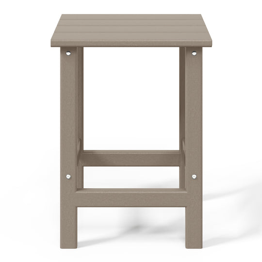 Malibu 14" square outdoor Side table for Adirondack chair