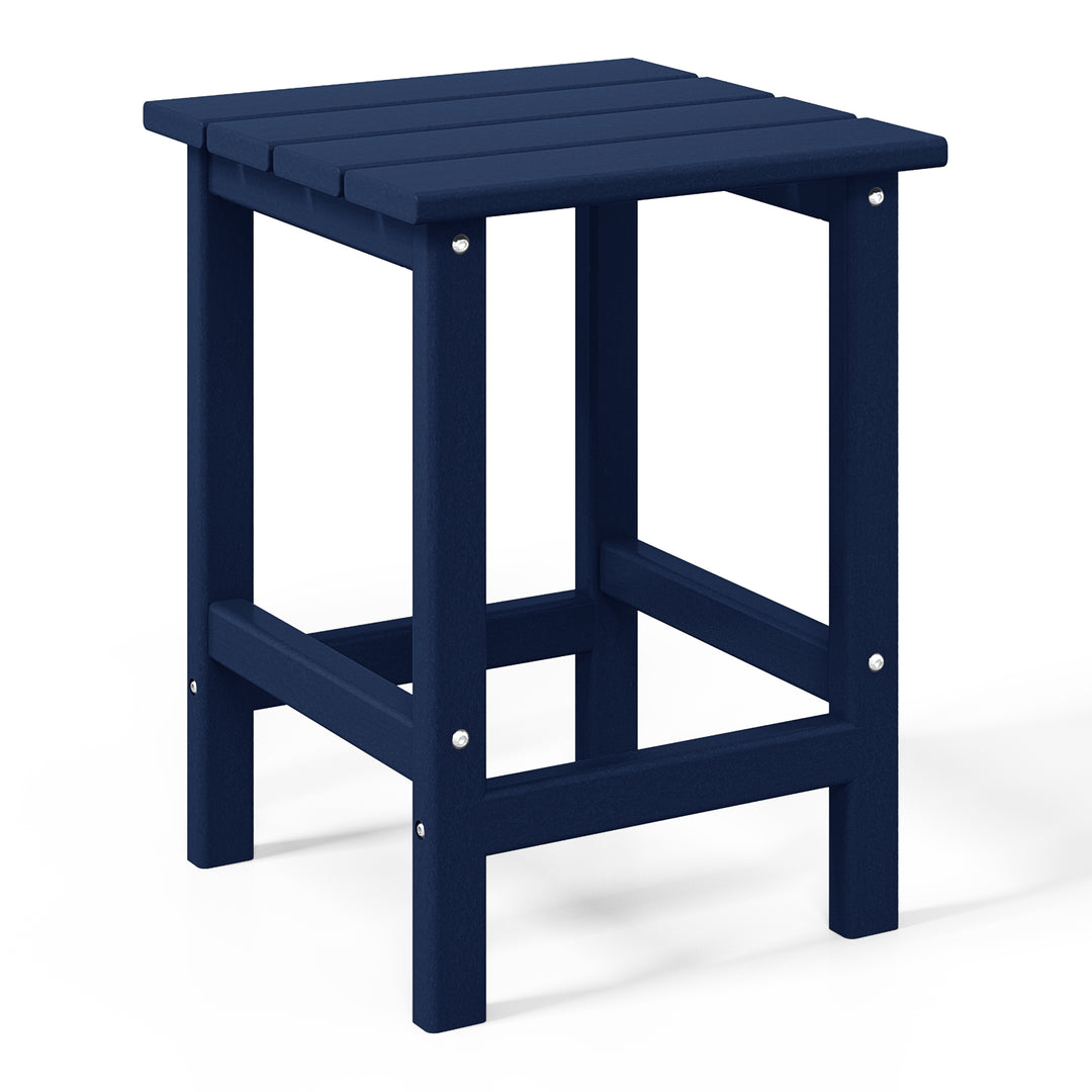 Malibu 14" square outdoor Side table for Adirondack chair