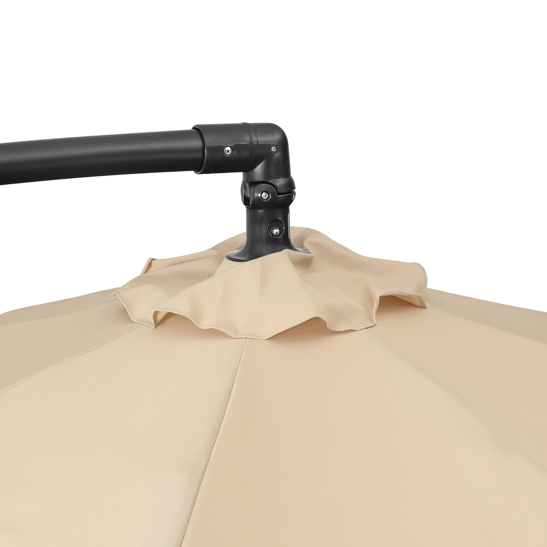 Julia 10 ft. Outdoor / Patio Cantilever Hanging Umbrella
