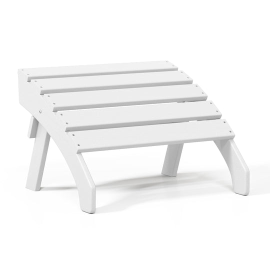 Dylan Outdoor Patio HDPE Adirondack Ottoman Footrest