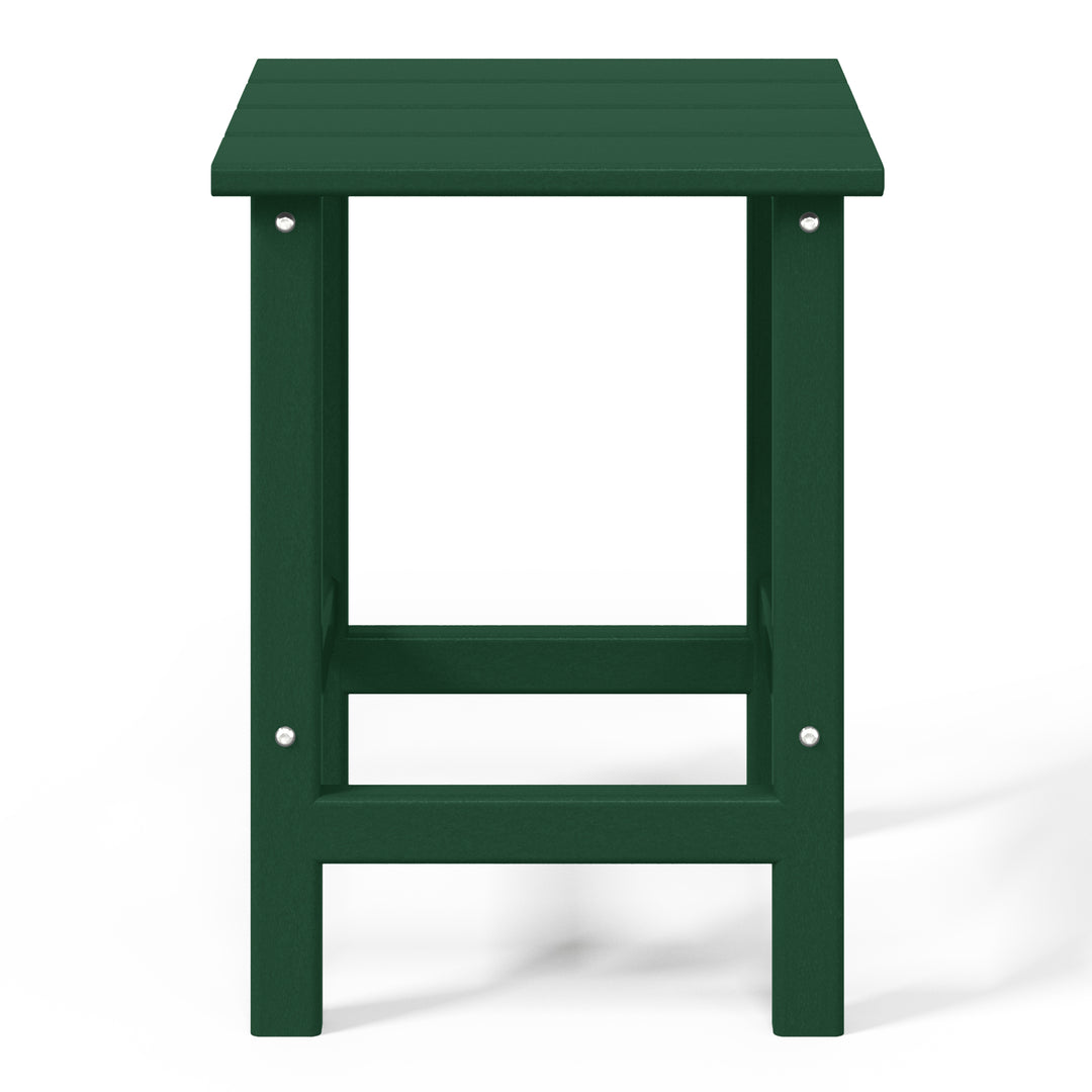 Malibu 14" square outdoor Side table for Adirondack chair