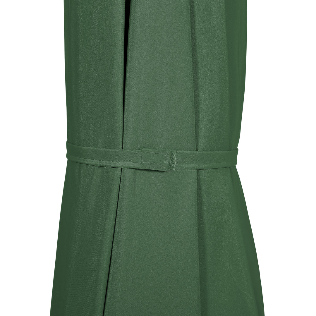 Lanai 9 Ft Outdoor Patio Half Market Umbrella