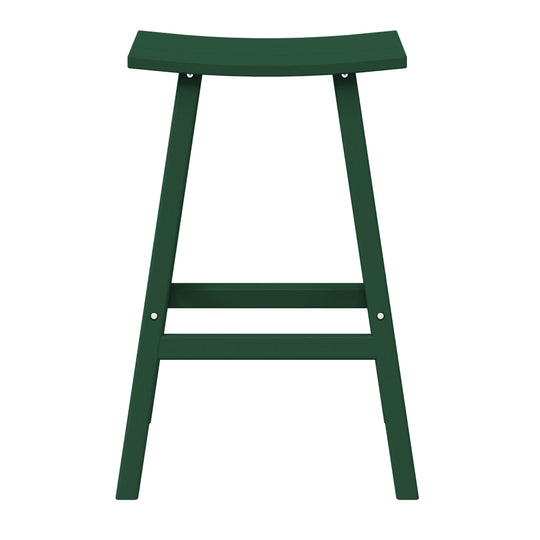 Malibu 29" height Outdoor / Patio Saddle bar stool