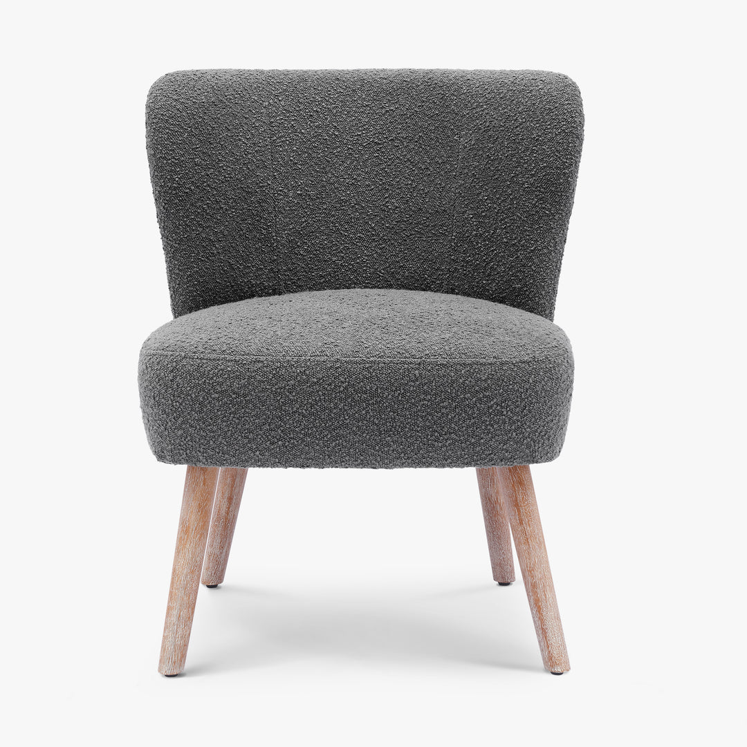 Genevieve 25" Wide Upholstered Boucle Accent Chair