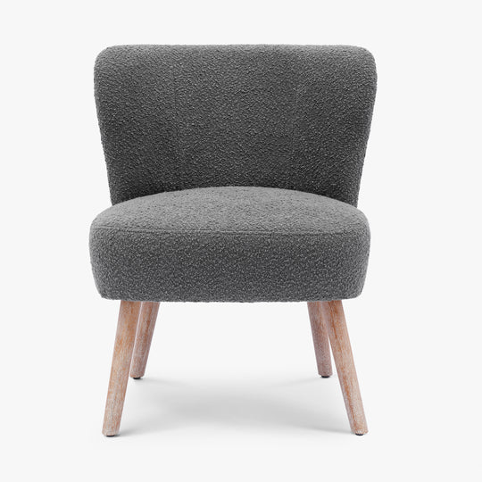 Genevieve 25" Wide Upholstered Boucle Accent Chair