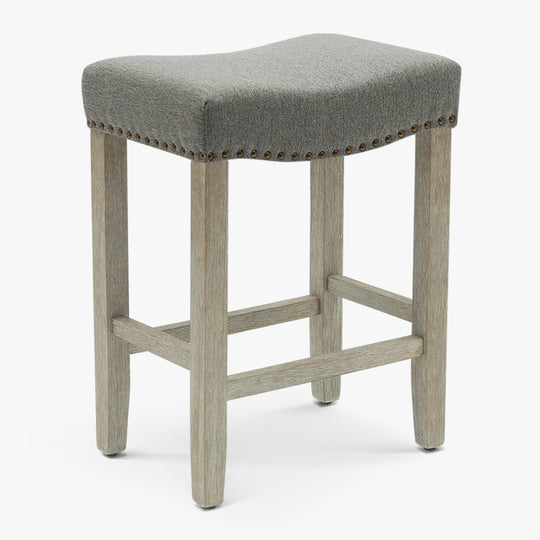 Lenox 24" upholstered nail head bar counter stool