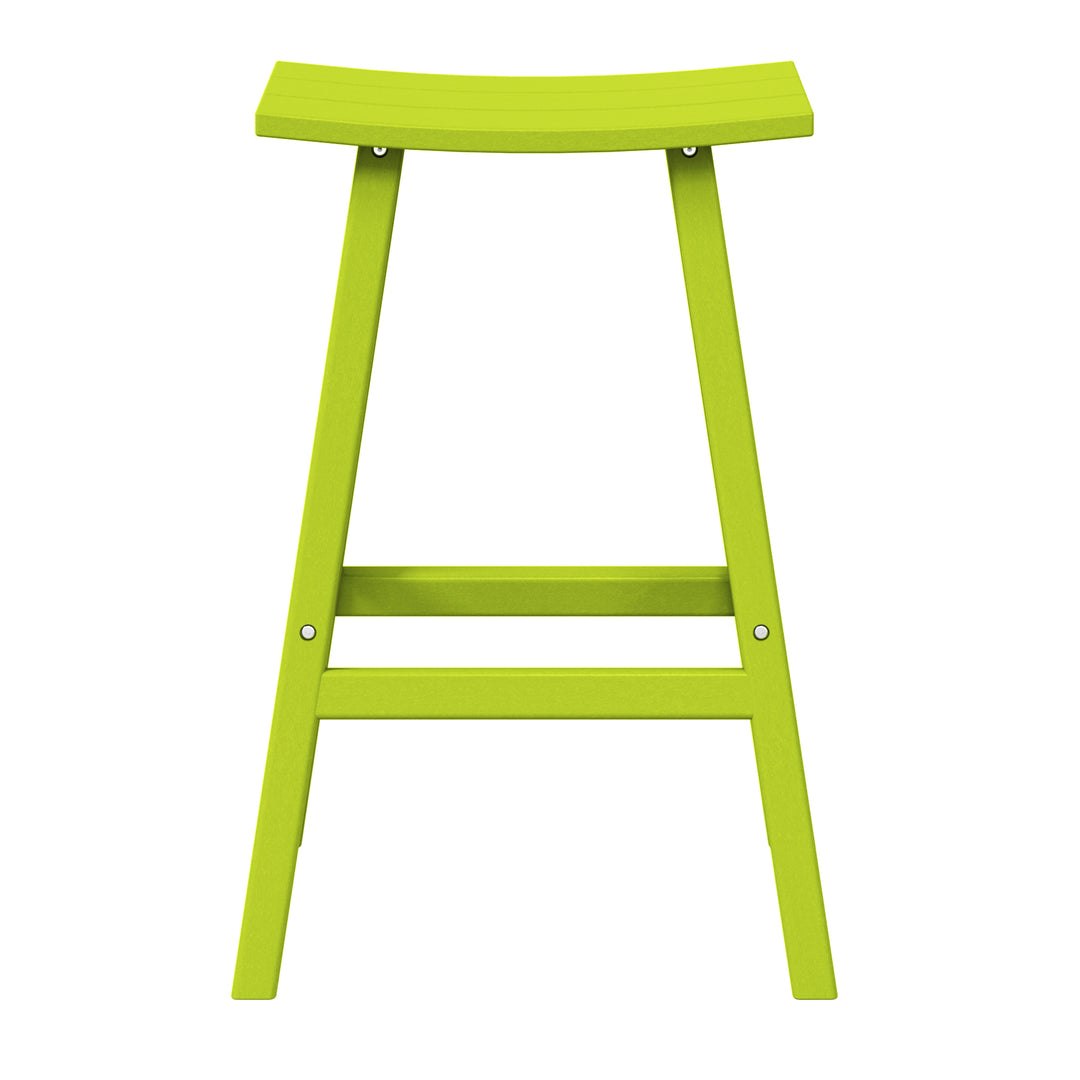 Malibu 29" height Outdoor / Patio Saddle bar stool