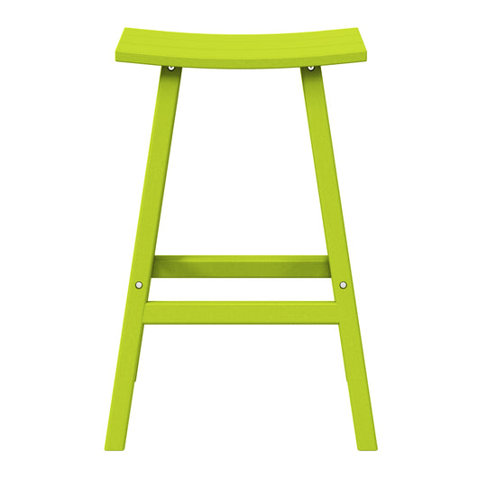 Malibu 29" height Outdoor / Patio Saddle bar stool