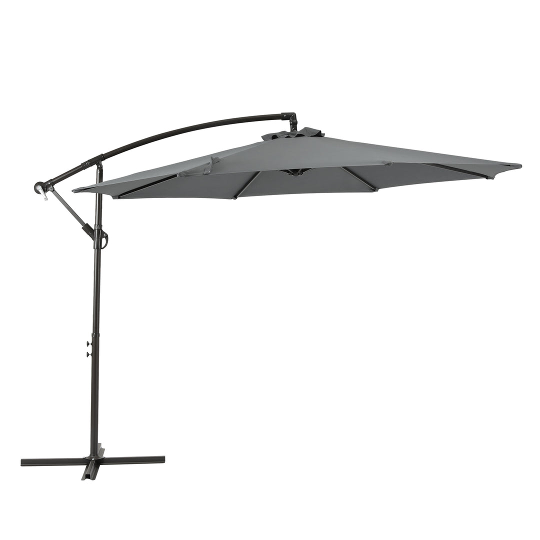 Julia 10 ft. Outdoor / Patio Cantilever Hanging Umbrella