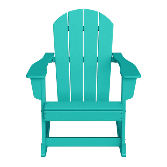Malibu Outdoor / Patio Poly Adirondack rocking chair