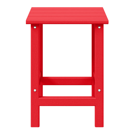 Malibu 14" square outdoor Side table for Adirondack chair
