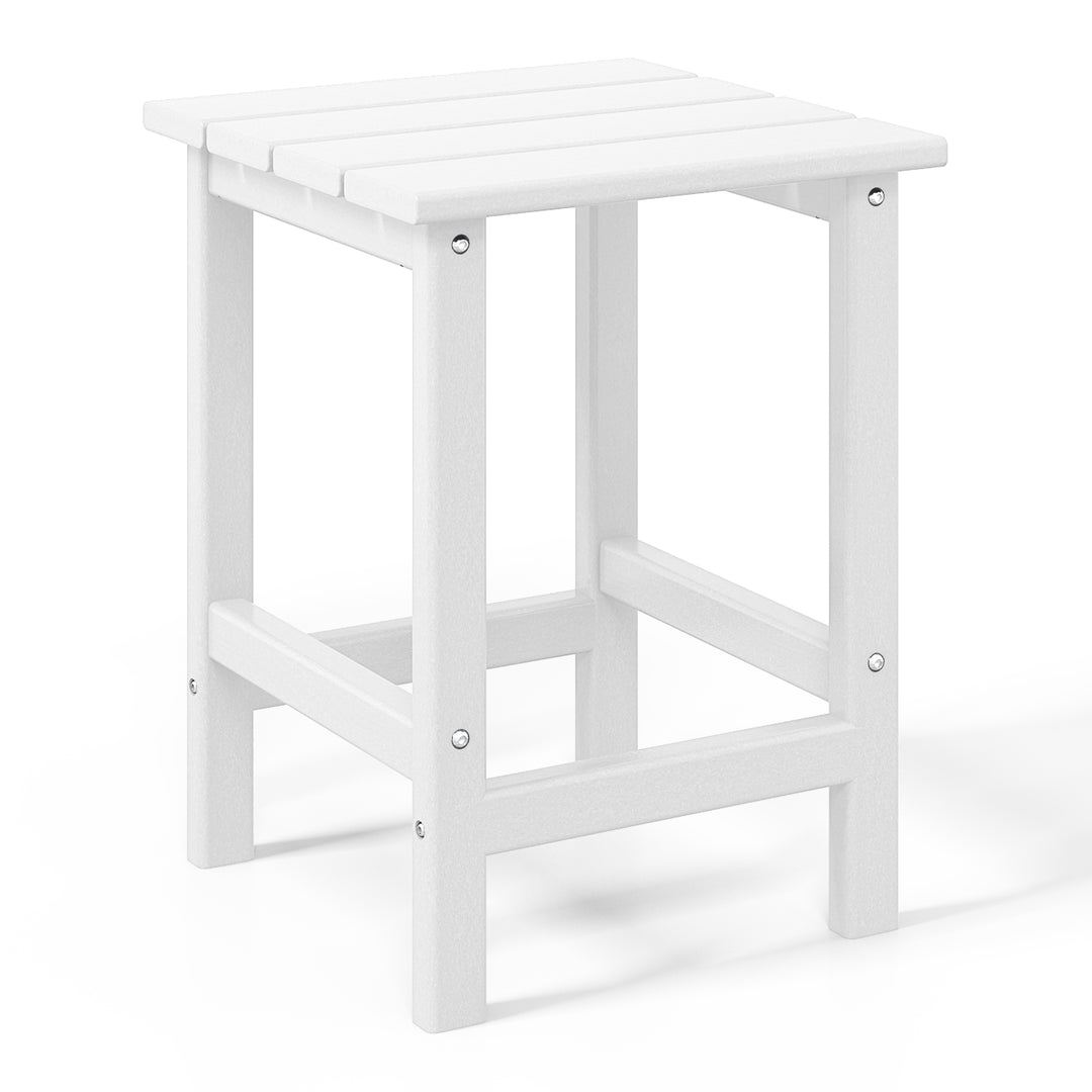 Malibu 14" square outdoor Side table for Adirondack chair
