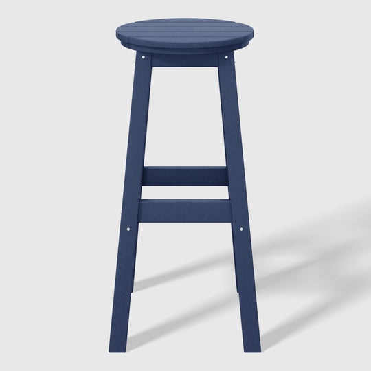Malibu 29" HDPE Outdoor Patio Round Bar Stool