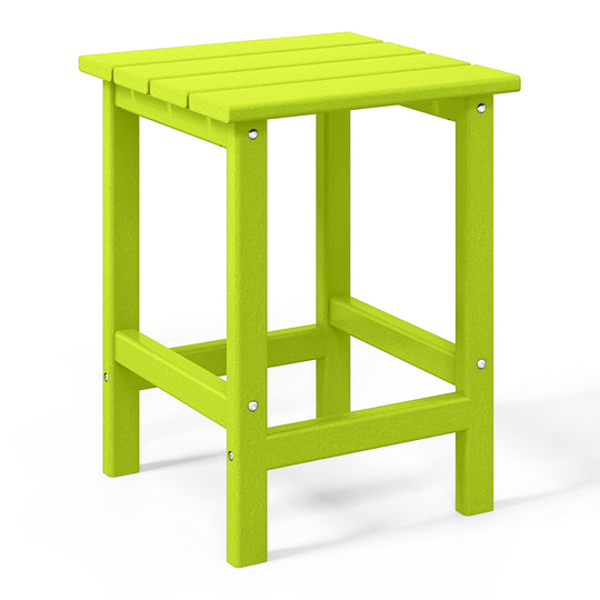 Malibu 14" square outdoor Side table for Adirondack chair