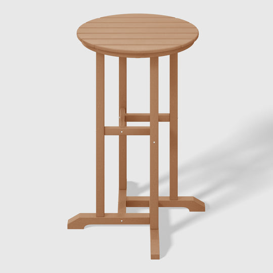 Malibu 37" Counter Height Round Outdoor Patio Bistro Bar Table