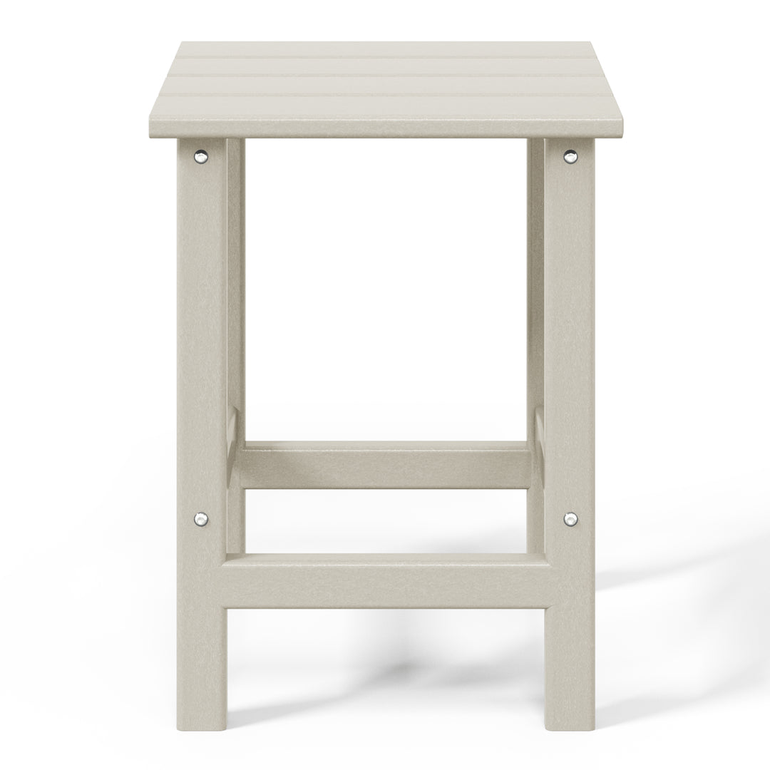 Malibu 14" square outdoor Side table for Adirondack chair