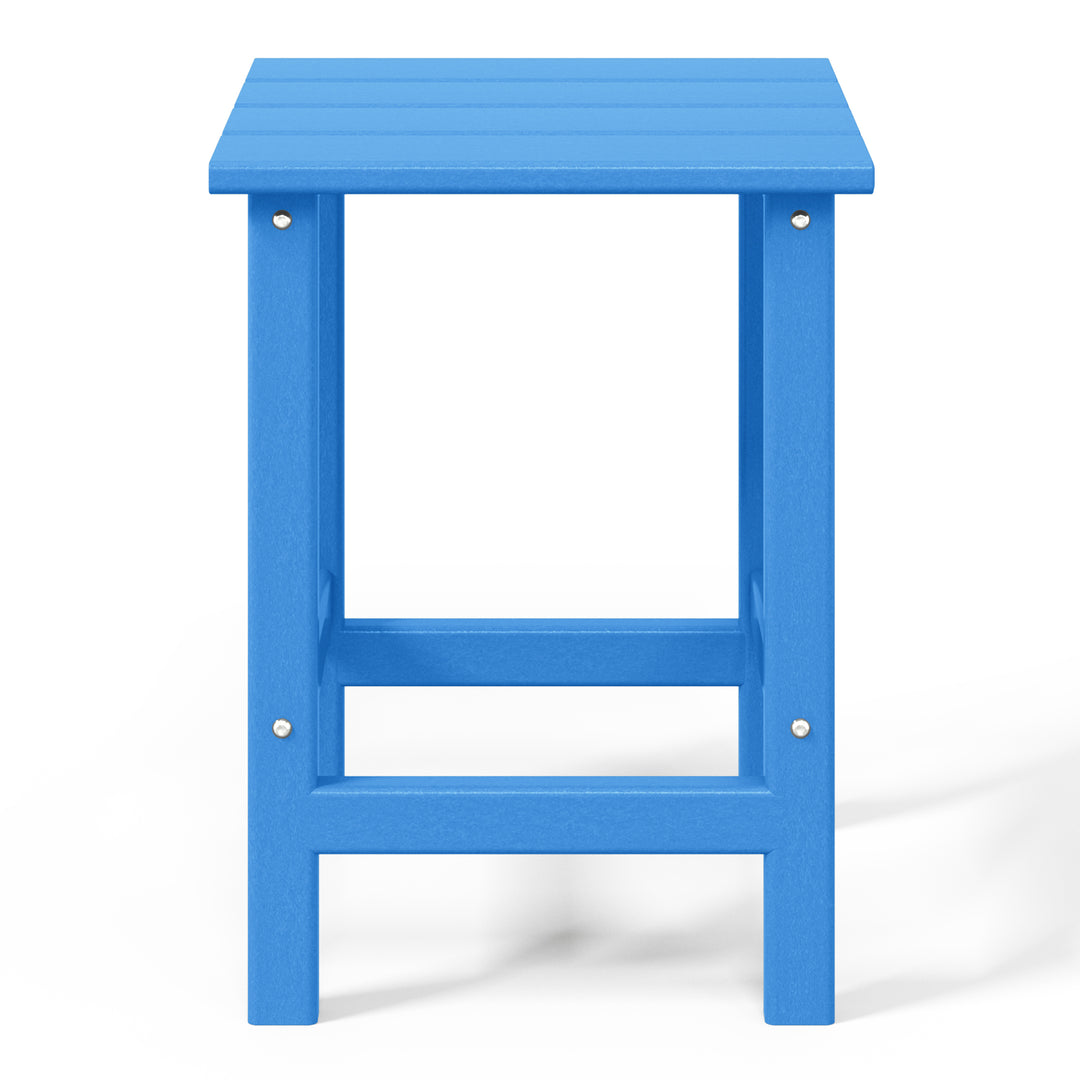 Malibu 14" square outdoor Side table for Adirondack chair