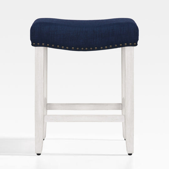 Lenox 24" upholstered nail head bar counter stool