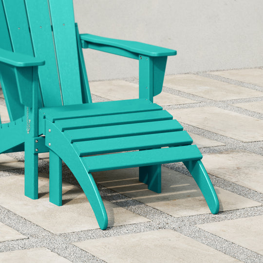 Malibu Outdoor folding ottoman for Adirondack chair